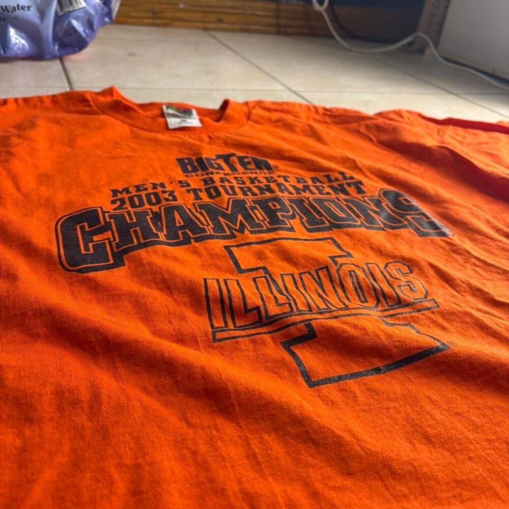 Fruit-of-the-loom Men's Orange T-shirt